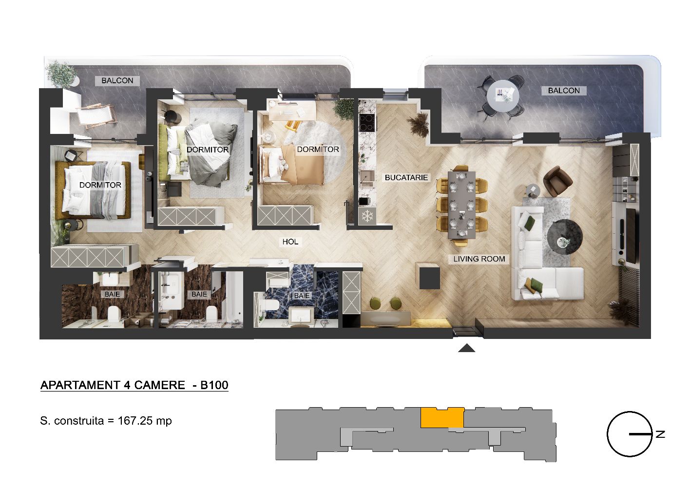 Plan T3 B100
