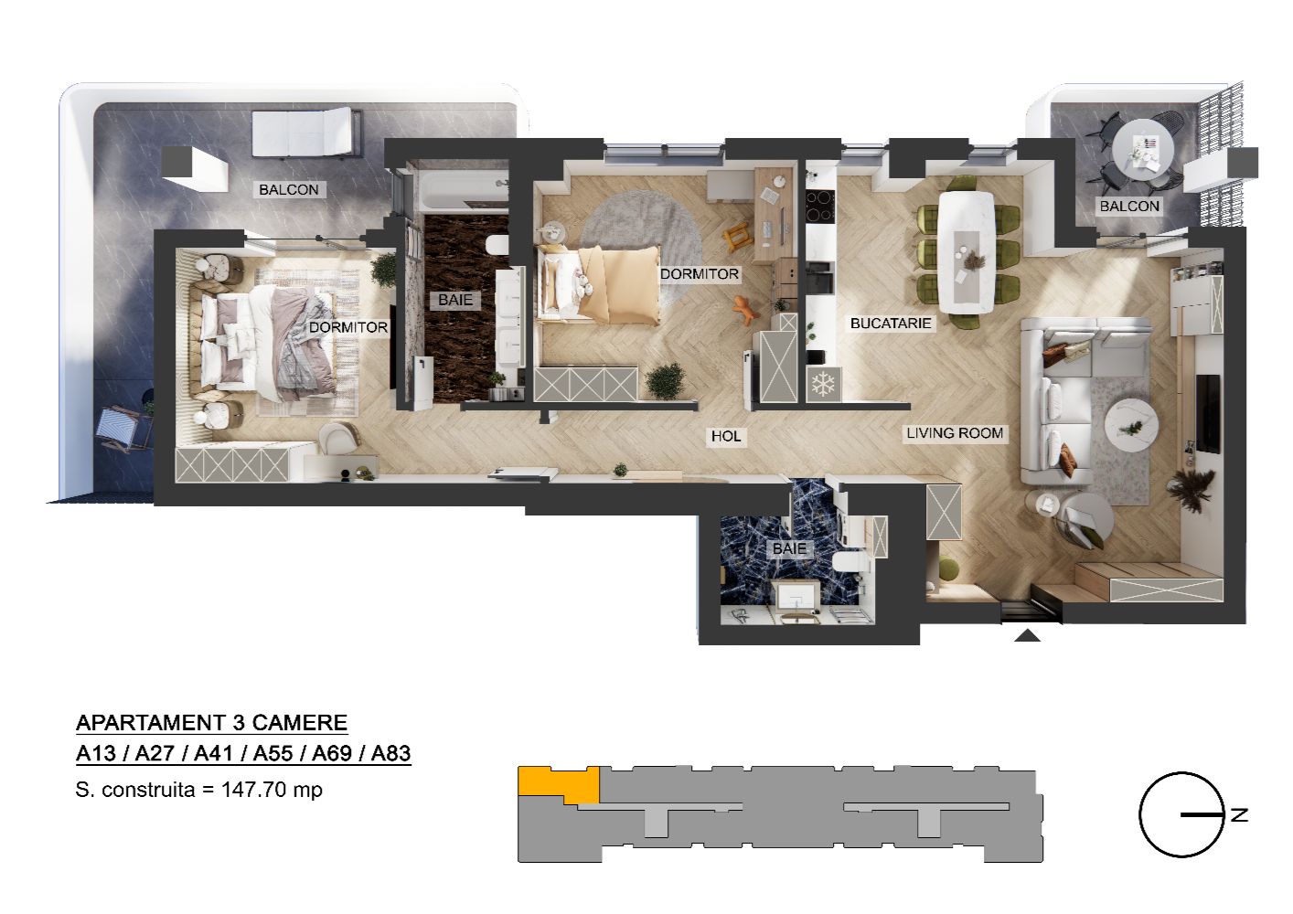 Plan T5 A13 A27